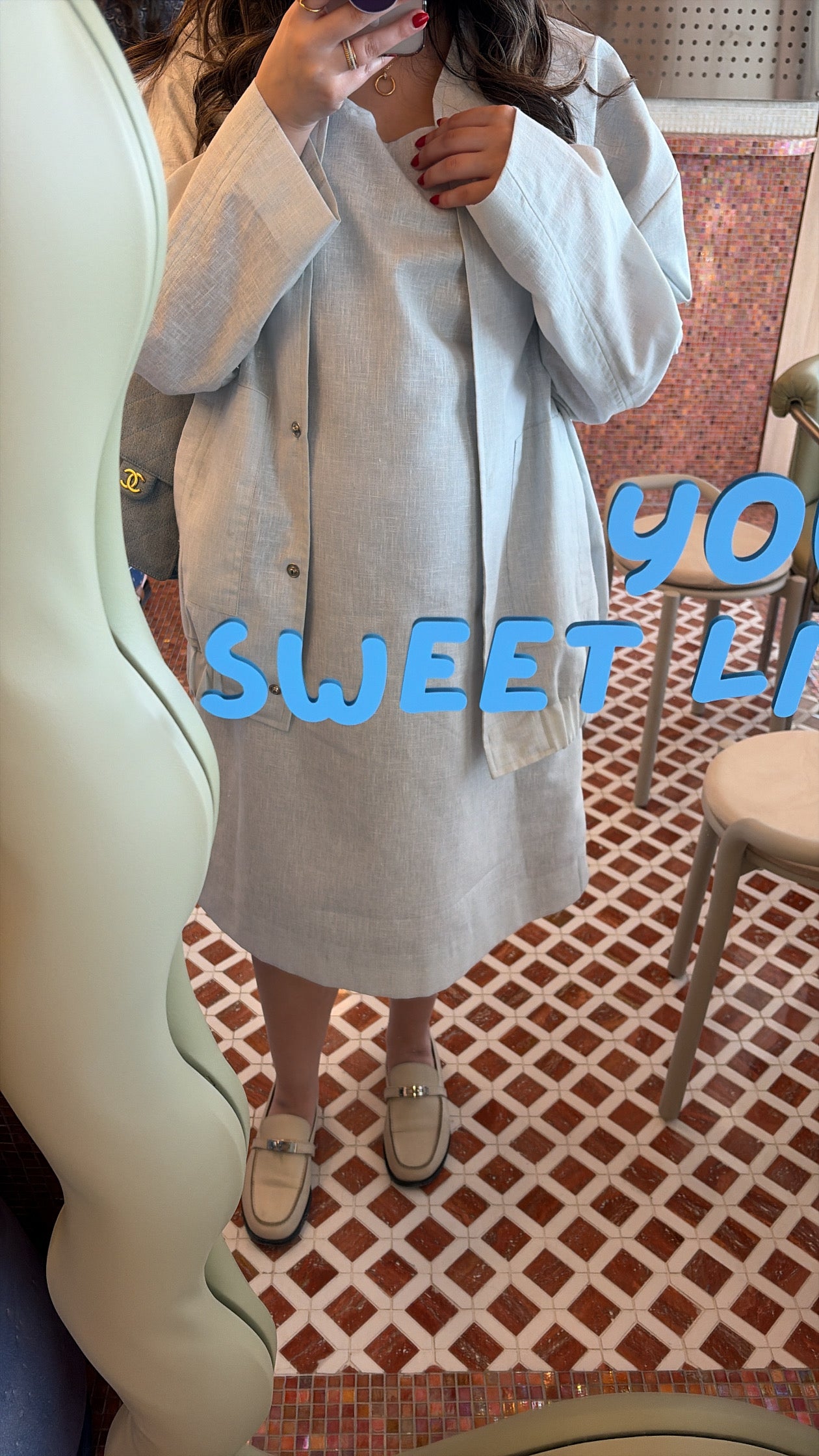 Baby blue set