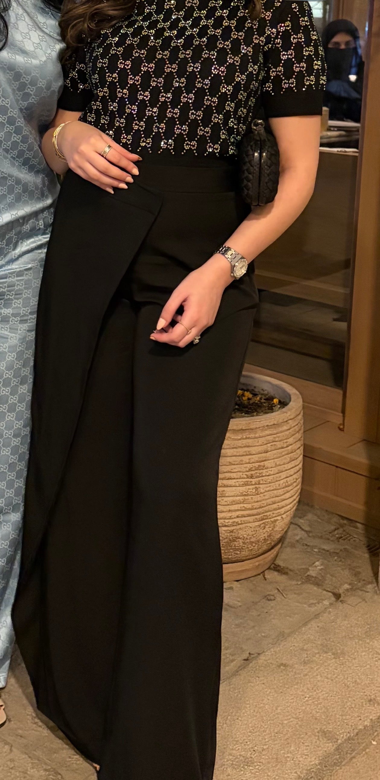 Crepe pants